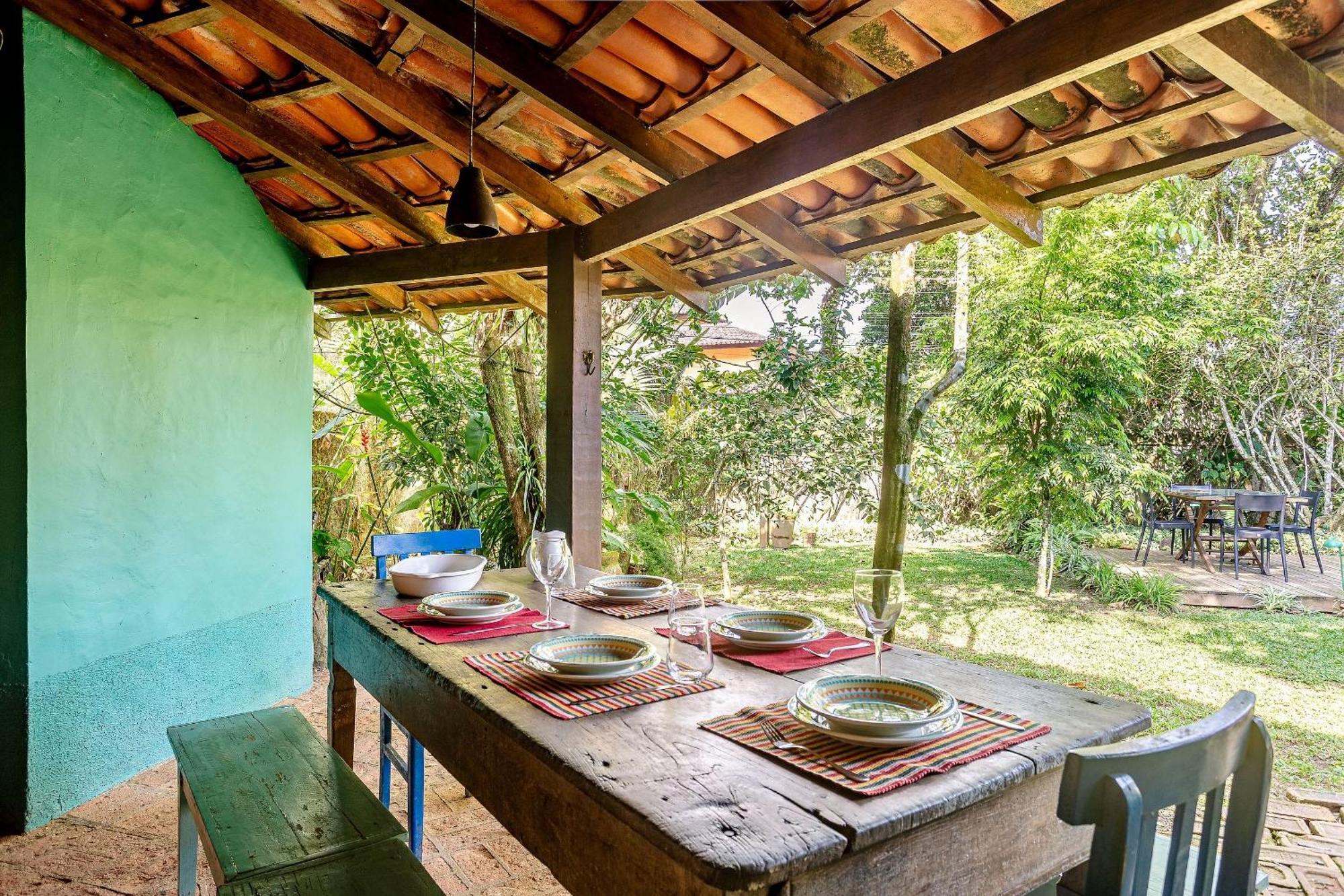 Casa Dos Passaros Na Areia A 20M Da Praia Da Baleia Com 3 Suites E 1 Dorm, Com Ar Condicionado, Wifi, Smart Tv, Cozinha Completa E Churrasqueira Sao Sebastiao  Εξωτερικό φωτογραφία