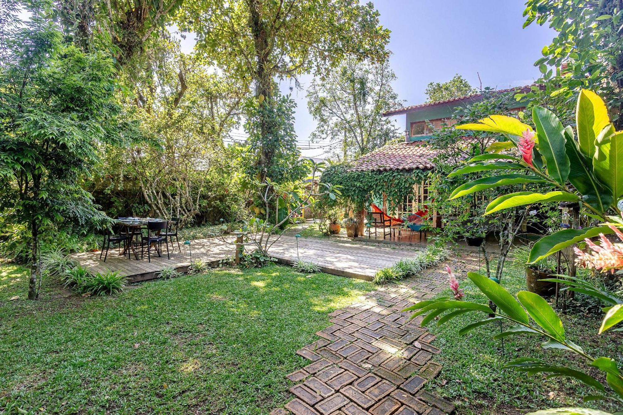 Casa Dos Passaros Na Areia A 20M Da Praia Da Baleia Com 3 Suites E 1 Dorm, Com Ar Condicionado, Wifi, Smart Tv, Cozinha Completa E Churrasqueira Sao Sebastiao  Εξωτερικό φωτογραφία