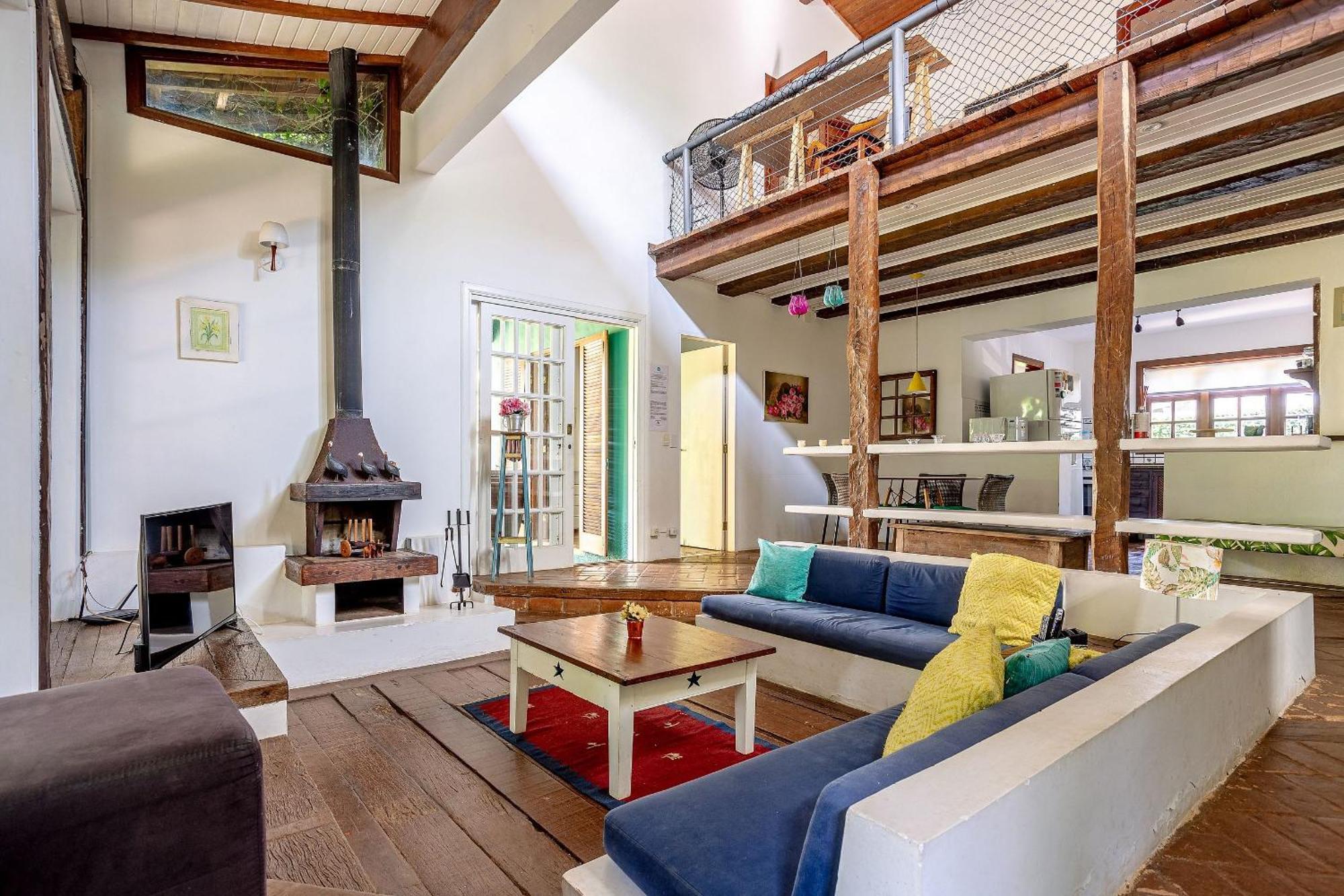 Casa Dos Passaros Na Areia A 20M Da Praia Da Baleia Com 3 Suites E 1 Dorm, Com Ar Condicionado, Wifi, Smart Tv, Cozinha Completa E Churrasqueira Sao Sebastiao  Εξωτερικό φωτογραφία