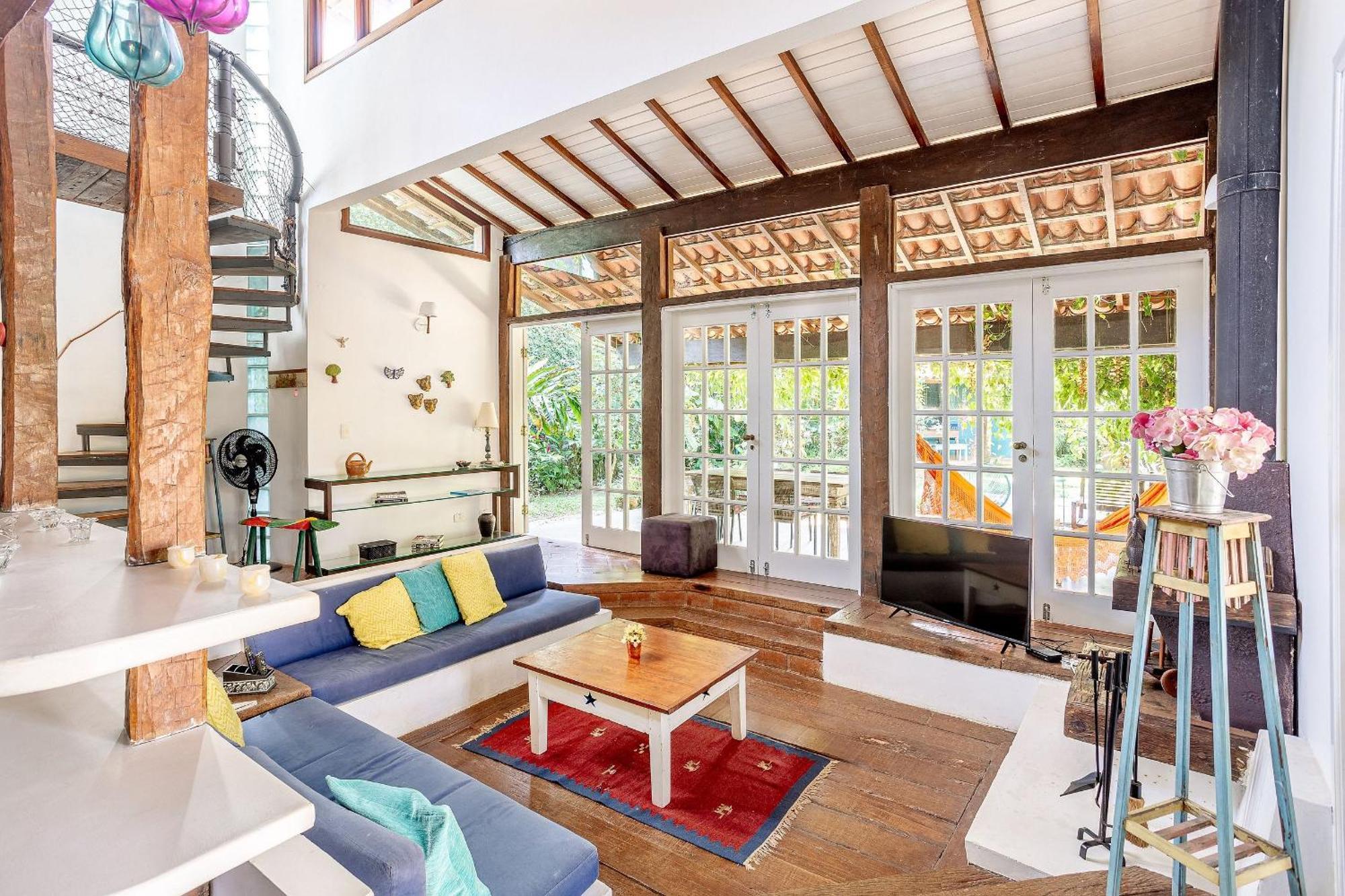 Casa Dos Passaros Na Areia A 20M Da Praia Da Baleia Com 3 Suites E 1 Dorm, Com Ar Condicionado, Wifi, Smart Tv, Cozinha Completa E Churrasqueira Sao Sebastiao  Εξωτερικό φωτογραφία